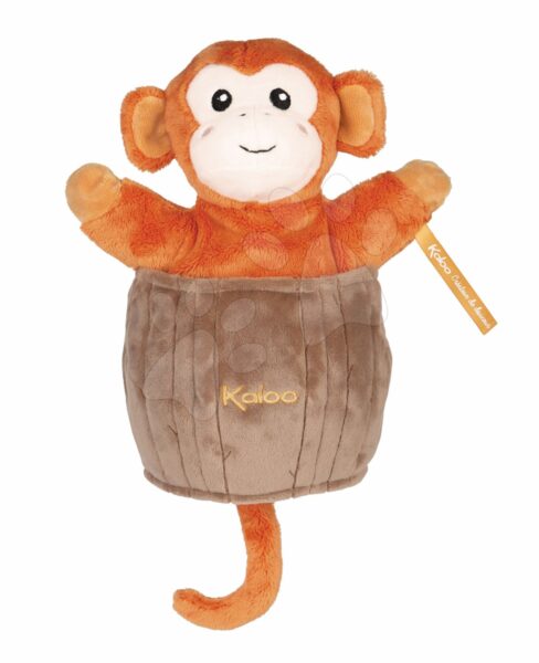 Plüss majom kesztyűbáb Jack Monkey Kachoo Kaloo meglepetés a kókuszdióban 25 cm legkisebbeknek 0 hó-tól gyerek játék webáruház - játék rendelés online Plüssjátékok | Kesztyűbábok