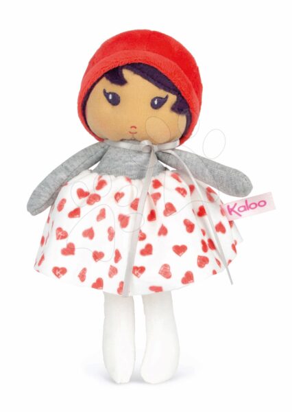 Rongybaba kisbabáknak Jade K Doll Tendresse Kaloo 18 cm szivecskés ruhácskában puha textilből 0 hó-tól gyerek játék webáruház - játék rendelés online Játékbabák gyerekeknek | Játékbabák kislányoknak | Rongybabák