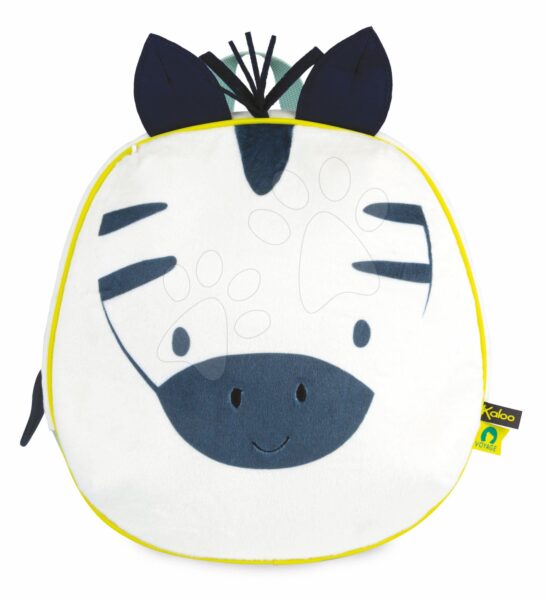 Hátizsák Zebra My Cuddle Backpack Home Kaloo cipzáras 26*25 cm gyerekeknek 2 évtől gyerek játék webáruház - játék rendelés online Kreatív és didaktikus játékok | Gyerek hátizsák