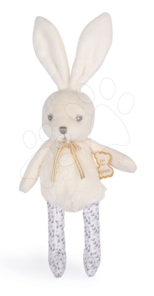 Plüss nyuszi baba Doll Rattle Mini Perle Kaloo krémszínű 17 cm pihe-puha lágy csörgővel 0 hó-tól gyerek játék webáruház - játék rendelés online Plüssjátékok | Plüssnyuszik