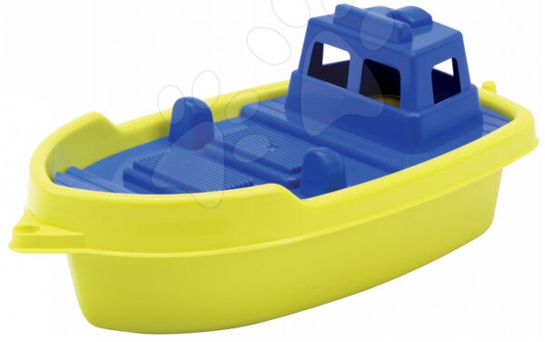 Écoiffier kishajó M16210-2 sárga-kék gyerek játék webáruház - játék rendelés online Kerti játékok  | Sport és kerti játékok | Strandjátékok | Játék hajók és csónakok