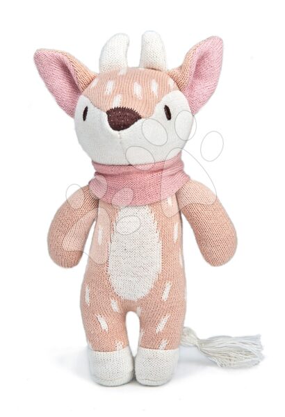 Kötött szarvas Fearne Deer Knitted Baby Doll Threadbear 18 cm puha lágy pamutból ajándékcímkével 0 hó-tól gyerek játék webáruház - játék rendelés online Játékbabák gyerekeknek | Játékbabák kislányoknak | Rongybabák