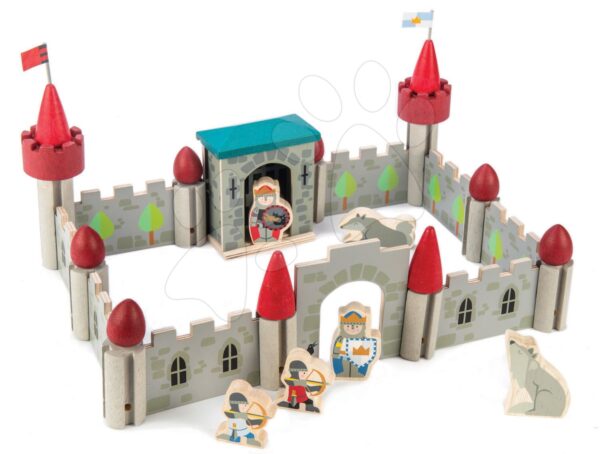 Fa Vérfarkas kastély Wolf Castle Tender Leaf Toys minden egyes alkalommal építs új épületet 40 darabos gyerek játék webáruház - játék rendelés online Fa gyerekjátékok | Fa építőjátékok | Fa építőjátékok Tender Leaf