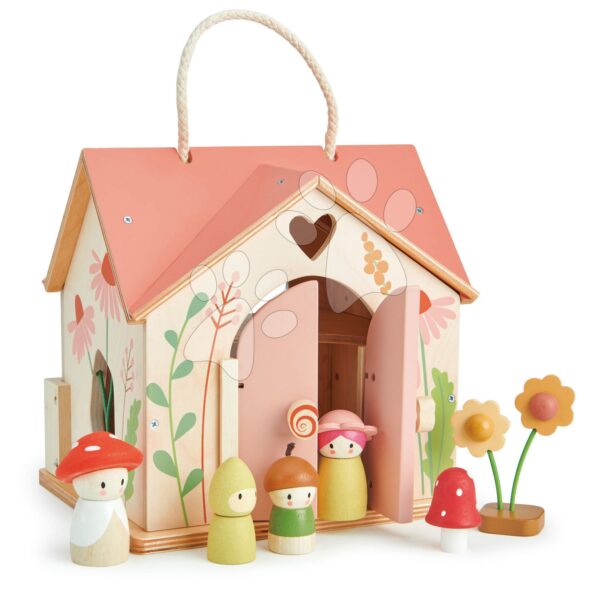 Fa erdei házikó Rosewood Cottage Tender Leaf Toys hintával kerttel és  4 figurával gyerek játék webáruház - játék rendelés online Fa gyerekjátékok | Fa babaházak