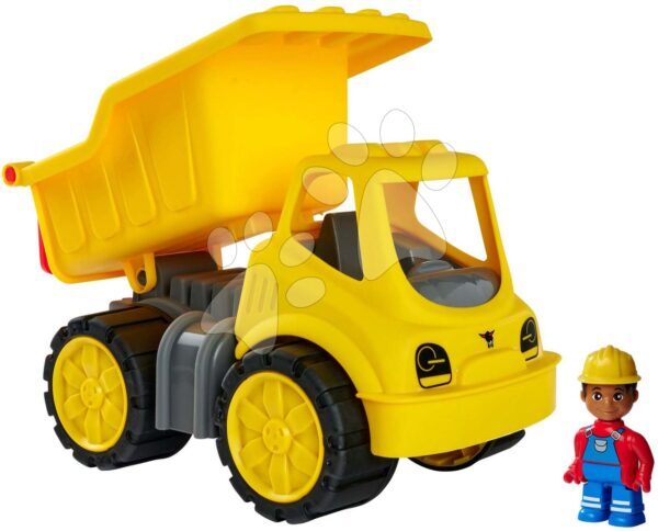 Teherautó Power Worker Dumper+Figurine BIG munkagép 33 cm gumikerekekkel 2 évtől gyerek játék webáruház - játék rendelés online Játékautók és szimulátorok | Teherautók