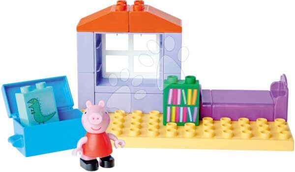 Építőjáték Peppa Pig Basic Set PlayBig Bloxx BIG hálószoba figurával 1