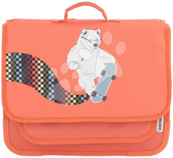 Iskolai aktatáska Schoolbag Paris Large Boogie Bear Jack Piers ergonomikus luxus kivitel 6 évtől 38*32*15 cm gyerek játék webáruház - játék rendelés online Kreatív és didaktikus játékok | Iskolai kellékek | Iskolatáskák