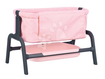 Kiságy Powder Pink Maxi-Cosi&Quinny Co Sleeping Bed Smoby 38 cm játékbabának 4 magassági fokozat gyerek játék webáruház - játék rendelés online Játékbabák gyerekeknek | Játékbaba kiságyak és bölcsők