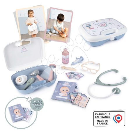 Orvosi koffer eszközökkel Baby Care Briefcase Smoby játékbabának 19 kiegészítővel gyerek játék webáruház - játék rendelés online Játékbabák gyerekeknek | Játékbaba kiegészítők