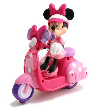 Távirányítós kismotor utánfutóval IRC Minnie Scooter Jada rózsaszín hossza 19 cm gyerek játék webáruház - játék rendelés online Játékautók és szimulátorok | Távirányítós járművek