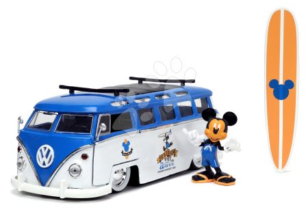 Kisautó figurával Disney Mickey Mouse Van Jada fém hossza 15