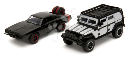 Kisautók Tejs Jeep Wrangler és Dodge Charger 1970 Fast & Furious Twin Pack Jada fém nyitható részekkel hossza 13 cm 1:32 gyerek játék webáruház - játék rendelés online Játékautók és szimulátorok | Játékautók és járművek