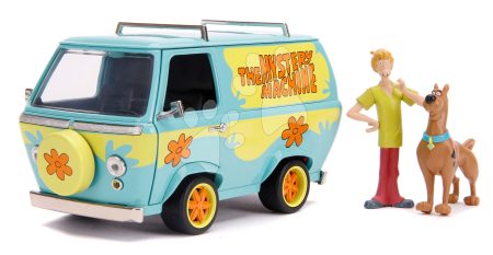 Kisautó Scooby-Doo Mystery Van Jada fém nyitható ajtókkal és 2 figurával hossza 16 cm 1:24 gyerek játék webáruház - játék rendelés online Játékautók és szimulátorok | Játékautók és járművek