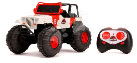 Kisautó távirányítós RC Jeep Wrangler Jurassic World Jada terepjáró hossza 24 cm 1:24 gyerek játék webáruház - játék rendelés online Játékautók és szimulátorok | Távirányítós járművek