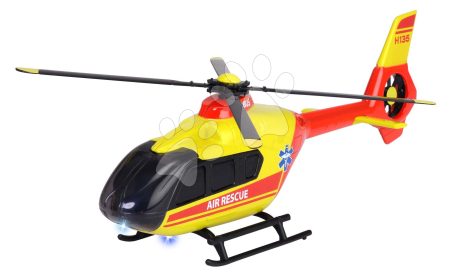 Mentőhelikopter Airbus H135 Rescue Helicopter Majorette fém hanggal és fénnyel 25
