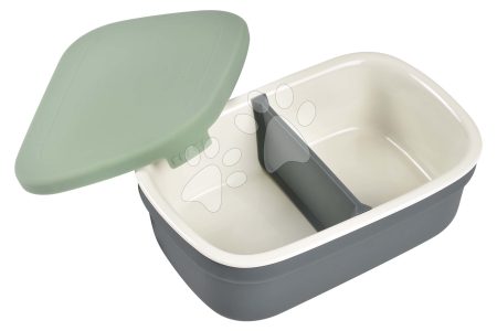 Uzsonnás doboz Ceramic Lunch Box Beaba Mineral Sage kerámia szürke-zöld BE914005 gyerek játék webáruház - játék rendelés online Kreatív és didaktikus játékok | Iskolai kellékek | Tízórais dobozok