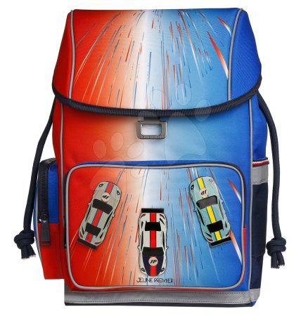 Iskolai nagy hátizsák Ergomaxx Racing Club Jeune Premier ergonomikus luxus kivitel 39*26 cm gyerek játék webáruház - játék rendelés online Kreatív és didaktikus játékok | Iskolai kellékek | Iskolai hátizsákok