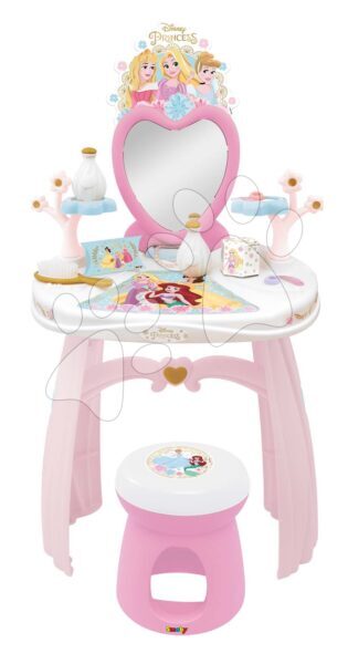 Pipere asztal Disney Princess Dressing Table Smoby 10 kiegészítővel gyerek játék webáruház - játék rendelés online Szerepjátékok | Szépítkezős asztalok | Pipereasztalok gyerekeknek