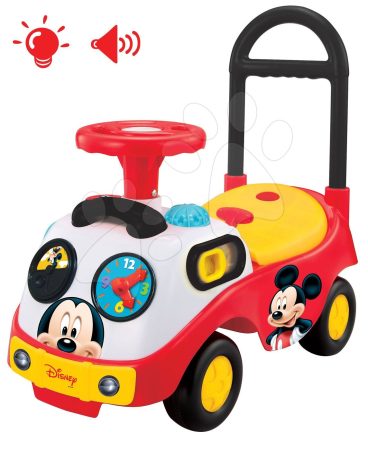 Bébitaxi hanggal és fénnyel Mickey Kiddieland 48116 piros-sárga gyerek játék webáruház - játék rendelés online Járművek gyerekeknek | Bébitaxik | Zenélő bébitaxik