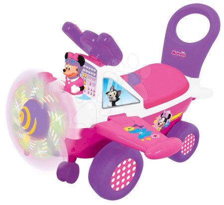 Bébitaxi repülőgép Minnie Kiddieland hanggal és fénnyel 12 hó-tól gyerek játék webáruház - játék rendelés online Járművek gyerekeknek | Bébitaxik | Zenélő bébitaxik