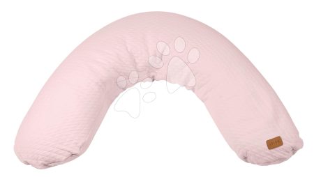 Szoptatós párna Big Flopsy™ Beaba Fleur de Coton® Chalk Pink 170 cm steppelt rózsaszín gyerek játék webáruház - játék rendelés online Babakellékek | Babaetetés és szoptatás | Kismama párnák