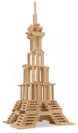 Fa építőkockák Wooden Construction Kit Eichhorn természets fából 200 darabos 2 évtől gyerek játék webáruház - játék rendelés online Fa gyerekjátékok | Fa építőjátékok | Fa építőjátékok Eichhorn