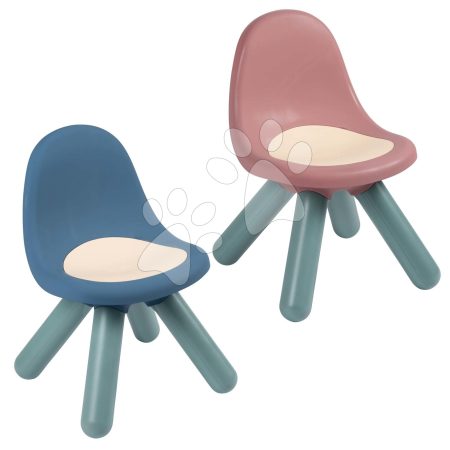 Kisszék gyerekeknek 2 db Chair Little Smoby kék és rózsaszín UV szűrővel 50 kg teherbírással 27 cm magassággal 18 hó-tól gyerek játék webáruház - játék rendelés online Kerti játékok  | Játszó- és piknikasztalok | Kerti gyerekbútor