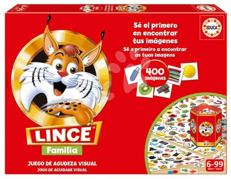 Társasjáték Gyors mint a hiúz Lince Family Edition Educa 400 ábra spanyolul 6 évtől gyerek játék webáruház - játék rendelés online Puzzle és társasjátékok | Társasjátékok | Idegennyelvű társasjátékok