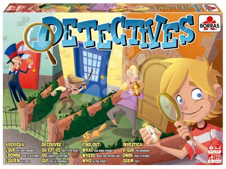 Társasjáték Nyomozók Detectives Educa angol spanyol francia portugál 8 évtől gyerek játék webáruház - játék rendelés online Puzzle és társasjátékok | Társasjátékok | Idegennyelvű társasjátékok