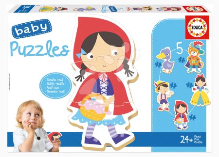 Puzzle legkisebbeknek Once upon a time Baby Puzzles Educa 5-ábra 24 hó-tól gyerek játék webáruház - játék rendelés online Bébijátékok | Érzékek és motorika fejlesztése   | Bébi puzzle