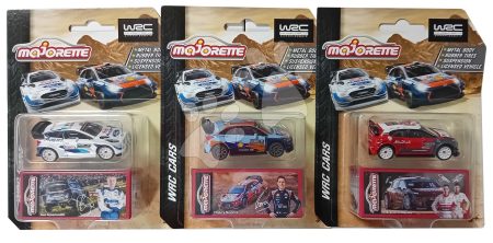 Kisautó rally WRC Cars Majorette fémből gumikerekekkel és gyűjtődobozzal 7