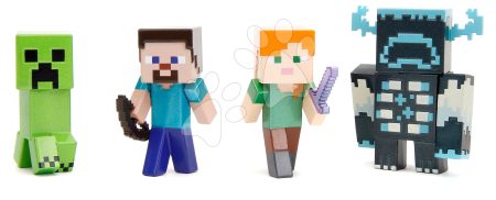Gyűjthető figurák Minecraft 4-Pack Jada fém szett 4 fajta 6 cm magas gyerek játék webáruház - játék rendelés online Játékautók és szimulátorok | Akcióhős