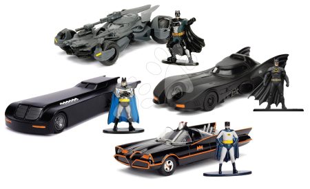 Kisautó Batman Batmobile Jada fém nyitható ajtókkal és Batman figurával 4 fajta hossza 13