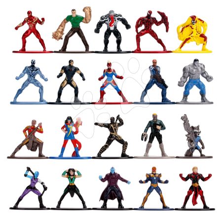 Gyűjthető figurák Marvel 20-Pack Wave 3 Jada fém készlet 20 fajta 4 cm magas gyerek játék webáruház - játék rendelés online Játékautók és szimulátorok | Akcióhős