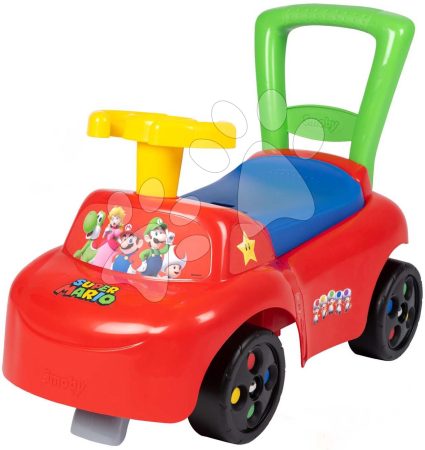 Bébitaxi és járássegítő Super Mario Smoby háttámlával és tárolóhellyel 10 hó-tól gyerek játék webáruház - játék rendelés online Járművek gyerekeknek | Bébitaxik | Bébitaxik 10 hónapos kortól