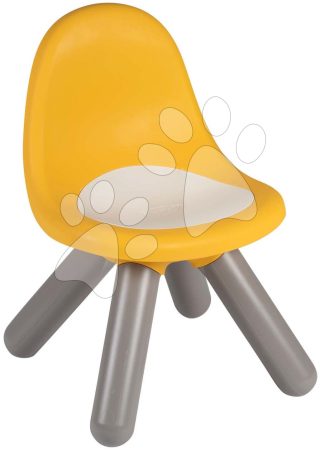 Kisszék gyerekeknek Kid Chair Yellow Smoby sárga UV szűrővel 50 kg teherbírással 27 cm magassággal 18 hó-tól gyerek játék webáruház - játék rendelés online Kerti játékok  | Játszó- és piknikasztalok | Kerti gyerekbútor