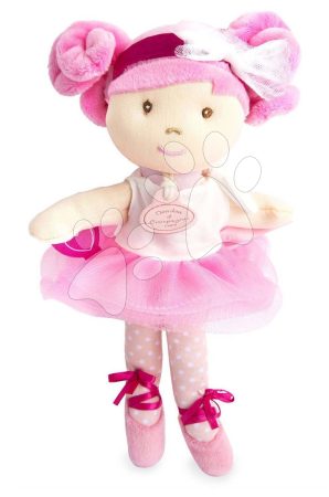 Rongybaba Les Tutus de Doudou Jolijou 23 cm rózsaszín ruhácskában puha textilanyagból 3 különböző modell 4 évtől gyerek játék webáruház - játék rendelés online Játékbabák gyerekeknek | Játékbabák kislányoknak | Rongybabák