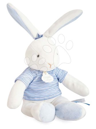 Plüss nyuszi Bunny Sailor Perlidoudou Doudou et Compagnie kék 25 cm ajándékcsomagolásban 0 hó-tól gyerek játék webáruház - játék rendelés online Plüssjátékok | Plüssnyuszik