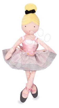 Rongybaba Margot My Little Ballerina Jolijou 35 cm rózsaszín-ezüst ruhácska szoknyával puha textilanyagból 4 évtől gyerek játék webáruház - játék rendelés online Játékbabák gyerekeknek | Játékbabák kislányoknak | Rongybabák