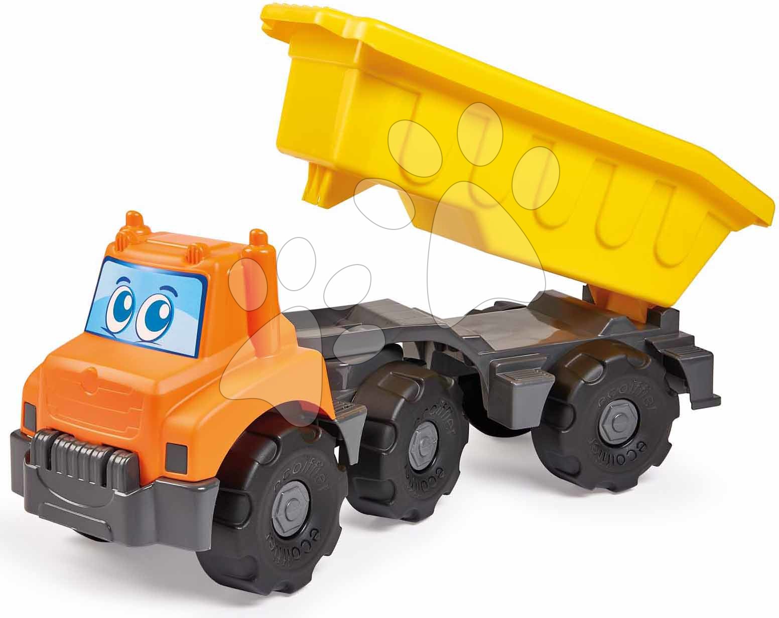 Dömper billenő platóval Monster Tipper Truck Beach Écoiffier hossza 59 cm 18 hó-tól gyerek játék webáruház - játék rendelés online Játékautók és szimulátorok | Teherautók