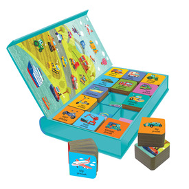 Játék webáruház - 15 kis könyv okos gyerekeknek mágneses dobozban -Kedvenc Járműveim rendelés játékboltok Budapest Könyv