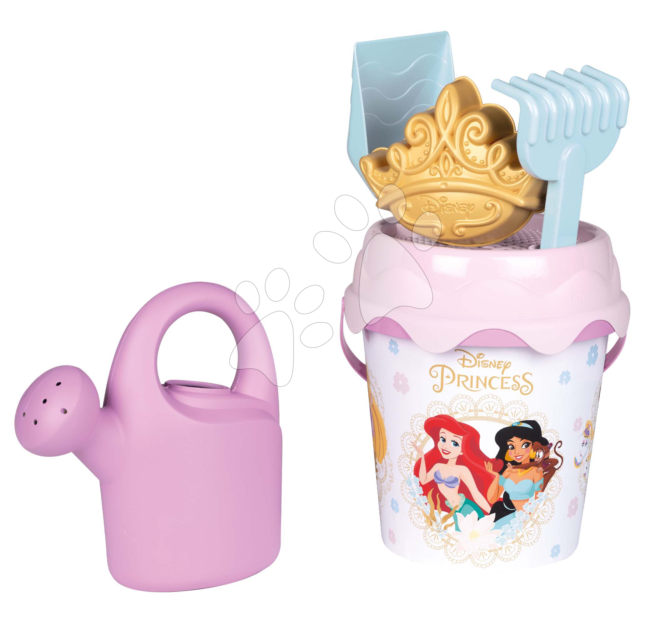 Vödör szett Disney Princess Garnished Bucket Box Smoby locsolókannával 17 cm magas 18 hó-tól gyerek játék webáruház - játék rendelés online Kerti játékok  | Homokozó játékok | Homokozó vödrök