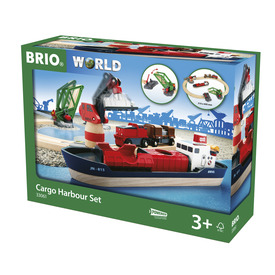 Játék webáruház - BRIO Hajó kikötő szett rendelés játékboltok Budapest Fajáték - Játékvonat