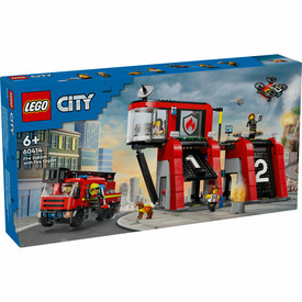 Játék webáruház - LEGO City Fire 60414 Tűzoltóállomás és tűzoltóautó rendelés játékboltok Budapest Játék - LEGO