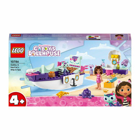 Játék webáruház - LEGO Gabbys Dollhouse 10786 Gabby és MerCat hajója és szépségszalonja rendelés játékboltok Budapest Játék - LEGO