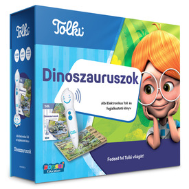 Játék webáruház - Tolki - Dinoszauruszok szett (könyv +toll) rendelés játékboltok Budapest Könyv