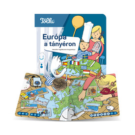 Játék webáruház - Tolki - Interaktív könyv - Európa a tányéron rendelés játékboltok Budapest Könyv