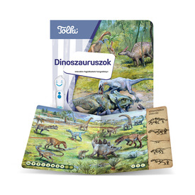 Játék webáruház - Tolki interaktív könyv - Dinoszauruszok rendelés játékboltok Budapest Könyv