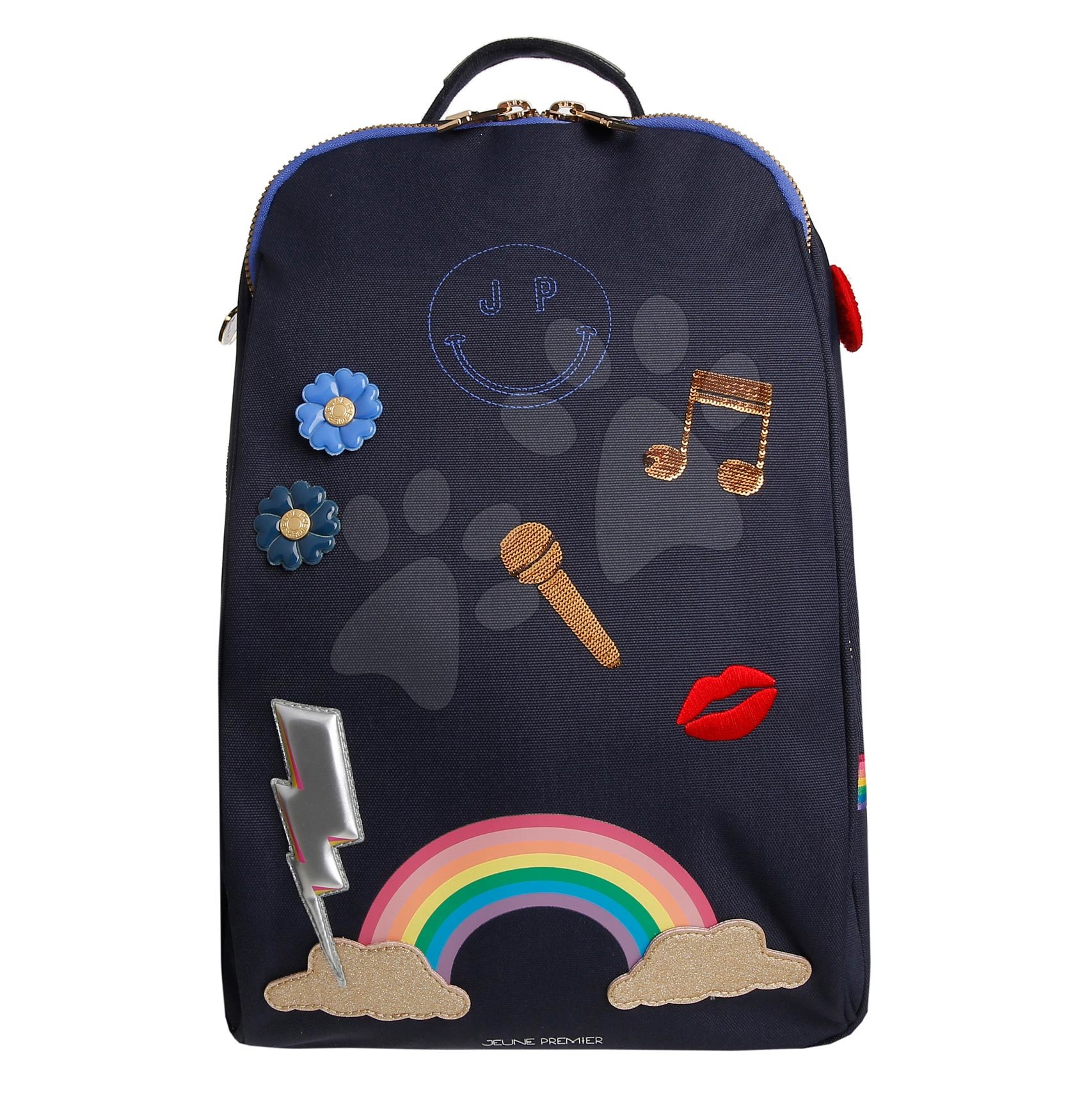 Iskolai hátizsák Backpack James Lady Gadget Blue Jeune Premier ergonomikus luxus kivitelben gyerek játék webáruház - játék rendelés online Kreatív és didaktikus játékok | Iskolai kellékek | Iskolai hátizsákok