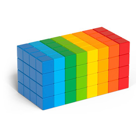 Játék webáruház - Geomag Magicube Cubes Recycled 128 db rendelés játékboltok Budapest Konstrukciós játékok - Mágneses építőjáték